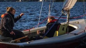 Aangepaste stoel zeilboot Loosdrecht